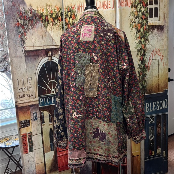 Magnolia Pearl Patchwork Adison Workshirt-Top 1744, Big Crush, OS Fits Most - Picture 6 of 16